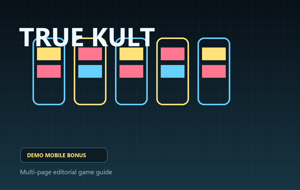 True Kult game cover for demo mode, mobile play and bonus access